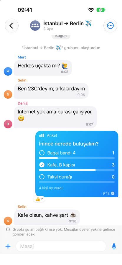 Anketli grup sohbeti