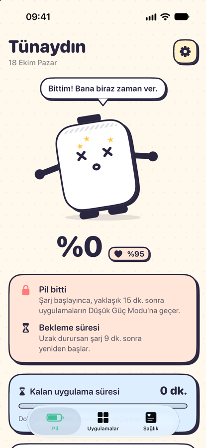 Pil bitince bayılan Volt ve kilitli uygulamalar